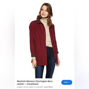Woolrich Women's Burgundy Utility Jacket
